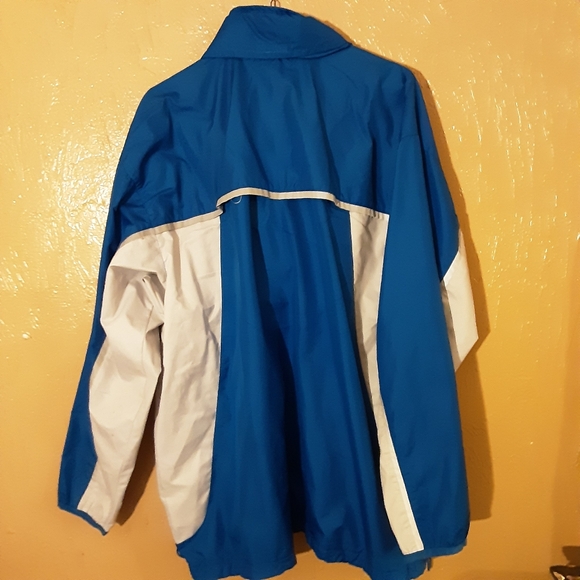 Nike Blue and White Men's Jacket Size Large - Picture 2 of 3
